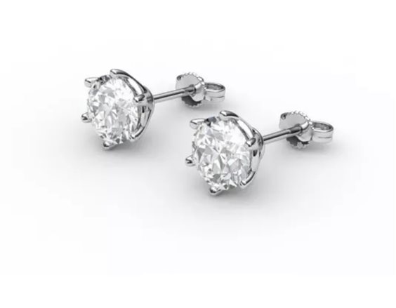 Orecchini Promesse Donna in Oro bianco Diamante 0.32 Ct ORTIF 6032 - ORTIF 6032